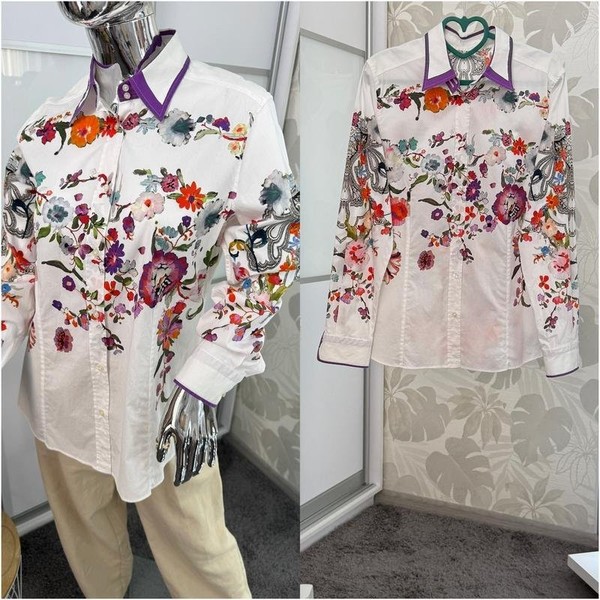 Women Etro Shirt White Cotton S