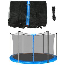 Tear-Resistant Trampoline Net for 12 Ft Round Frames - Safety Buckles Included