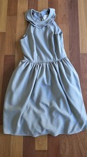 BHLDN Anthropologie Grey Bridesmaid Wedding Guest Dress Size 0 XS