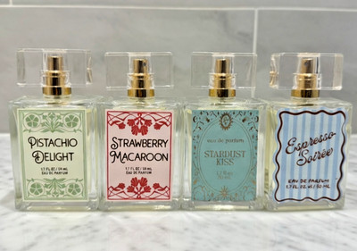 Tru Fragrance Glass Bottles CHOOSE: Espresso Apple Strawberry Pistachio Kiss NEW