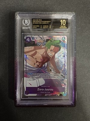 Bandai One Piece Emperors New World Zoro-Juurou ST18-004 TR BGS BL 10 ~~~POP 7!!