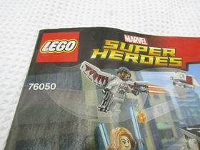 LEGO&reg; Marvel 76050 Crossbones&rsquo; Hazard Heist Instruction Manual Only!