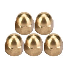 Kit de tuercas de bellota de latón tapa de cabeza de cúpula juego de tuercas hexagonales sujetadores de vehículos M6 20x