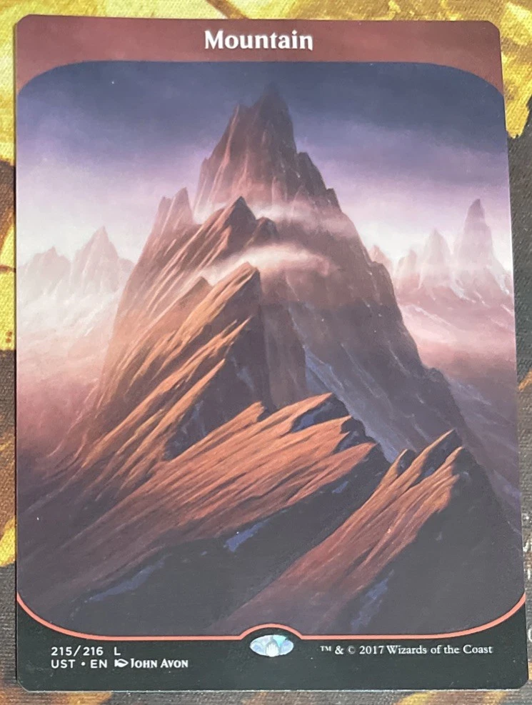 Land Magic: The Gathering Unstable Full Art Individual Trading