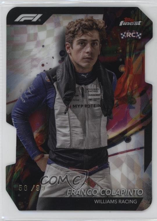 2024 Topps Finest Formula 1 Common Die-Cut Refractor /99 Franco Colapinto 0s07