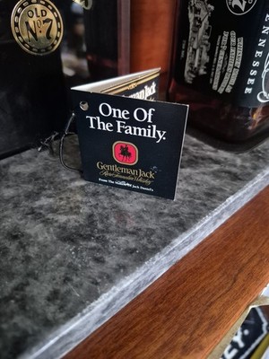 JACK DANIELS Gentleman Jack 2nd & 3rd Generation Bottle Tag Never Used