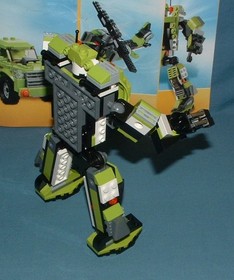 CREATOR, POWER MECH SET 31007 (3 IN 1) - LEGO - 2013 - USED W/ MANUALS