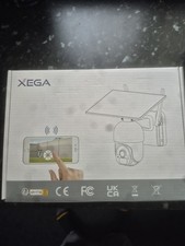 Xega 4G LTE Security Camera No WiFi, 2K Super HD Solar Powered Wireless Outdo...
