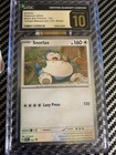 2024 POKEMON SVP EN-SV BLACK STAR PROMO #122 SNORLAX CGC 10 PRISTINE W SWIRL