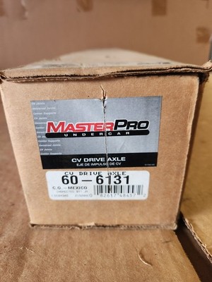 Chevy Cruze Sonic Trax Aveo Suzuki Swift Axle Master-Pro CV Axle Part # 60-6131