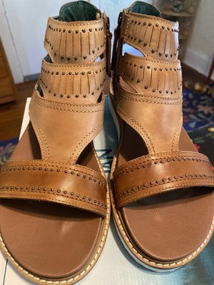 NIB Bed Stu - Roan Leather Passenger Tan Oats Sandals 9 Adorable!