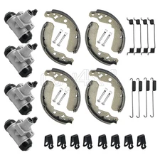 Front Rear Brake Wheel Cylinders & Shoes for Kawasaki Mule 610 600 SX KAF400