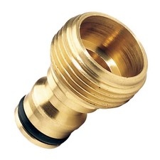 Draper 36218 Brass 3/4" Outdoor Tap Adaptor Hose Accessory Connector Fitting