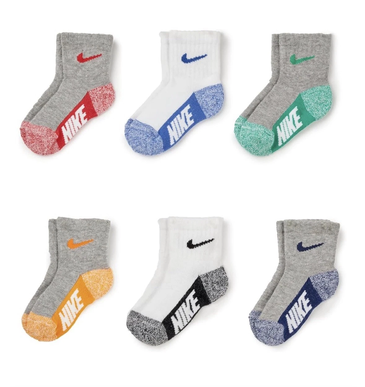 Nike 6-Pack Baby/Toddler Socks 6 To 12 Months