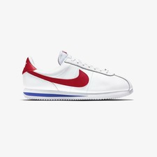 red white and blue nike cortez