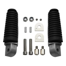 Rear Passenger Footpegs Pegs Footrests Fit For Yamaha FZ1 FZ6 FZ6R FZ400 FJR1300