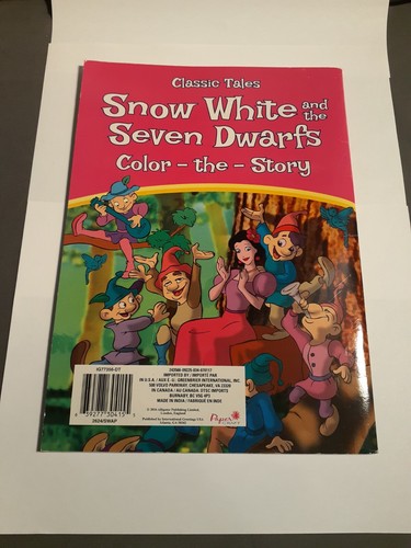 NEW Color the Story - Snow White And The Seven Dwarfs - Classic Tales Coloring - Picture 8 of 13