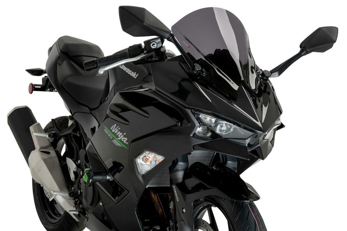 PUIG 2024 Ninja 500 Kawasaki WINDSCREEN Z-RACING DARK SMOKE KAW