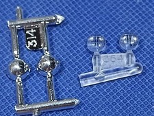 Hot Rod Headlights 1932 Ford 3 Window 125 Scale 1000s Model Car Parts 4 Sale