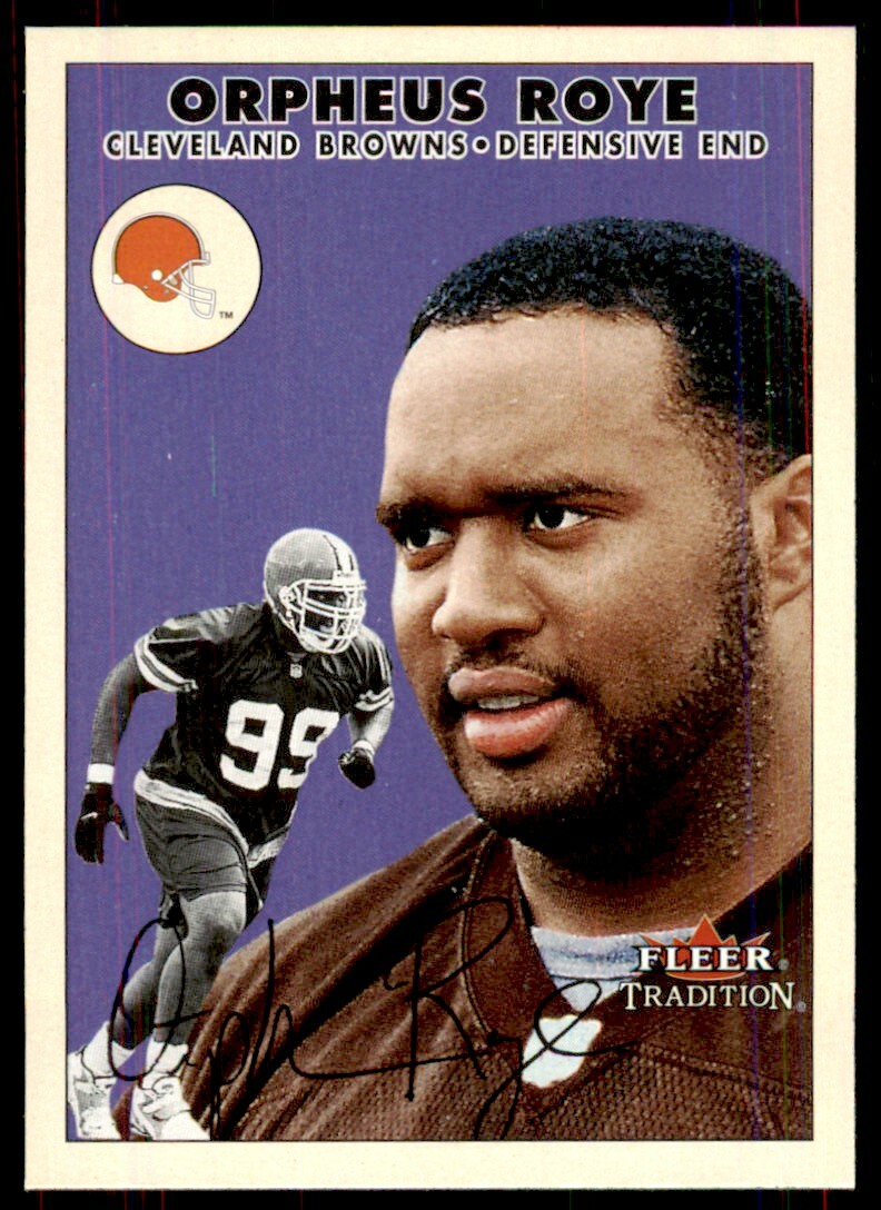2000 Fleer Tradition Orpheus Roye Cleveland Browns #155 | eBay