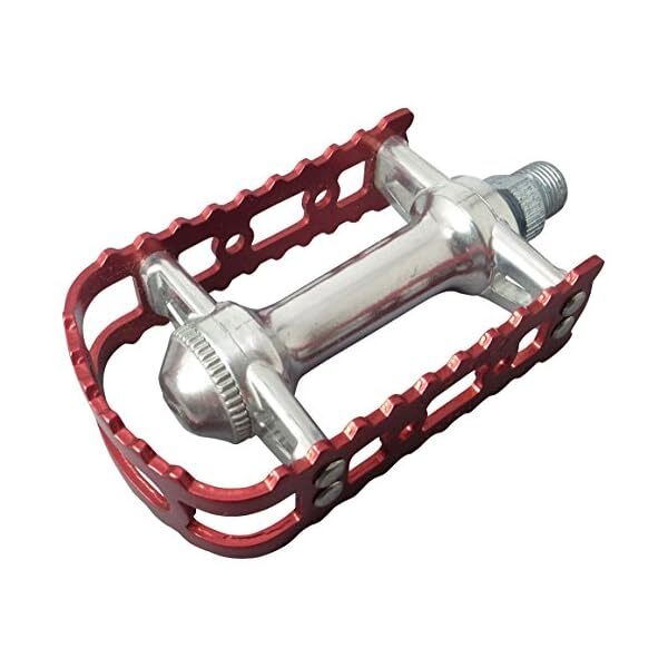 MKS (Mikashima) Pedal [BM-7] Red left and right set Made in Japan From JAPAN