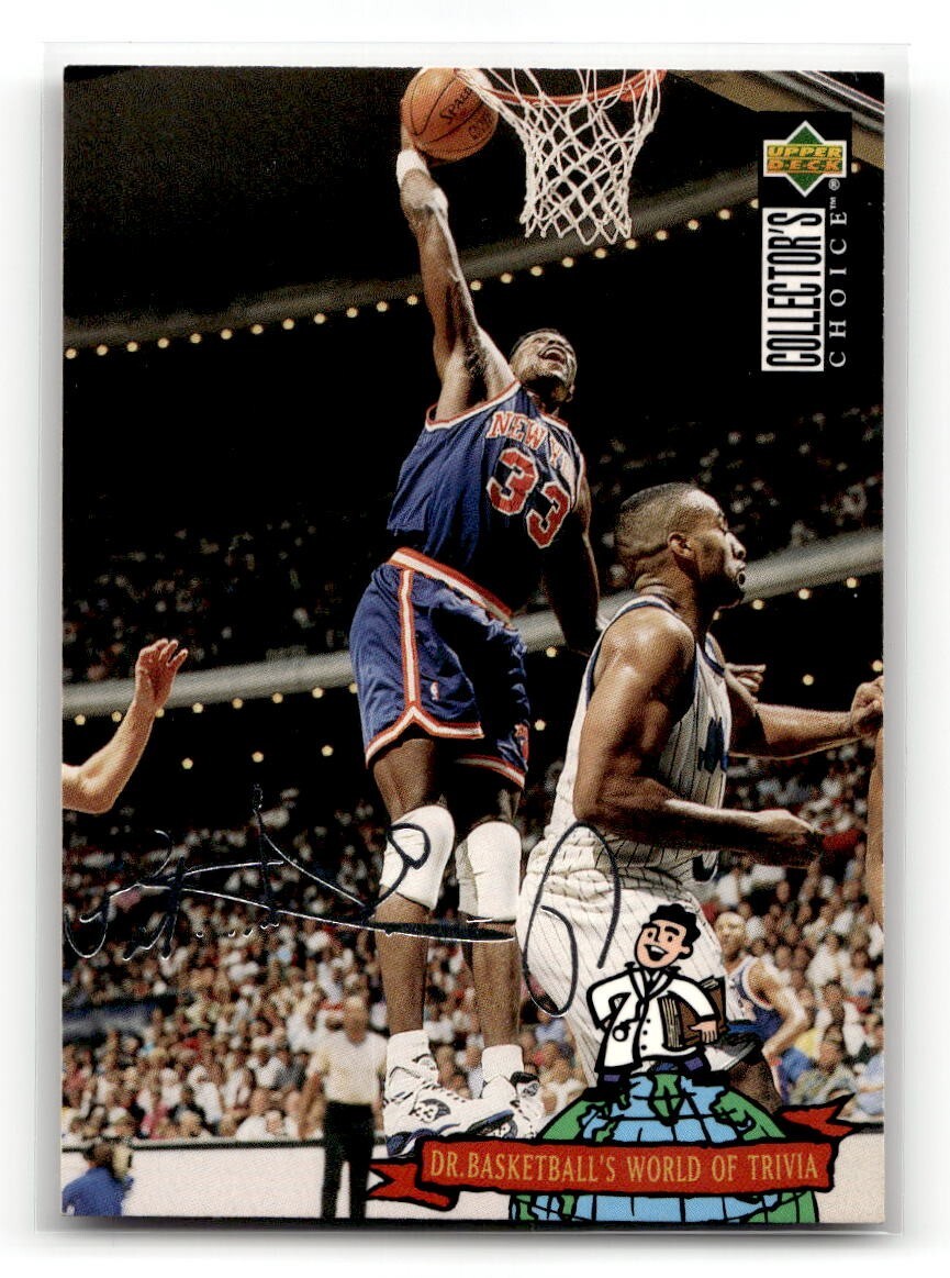 1994-95 Collector's Choice SILVER SIGNATURE #405 Patrick Ewing New York Knicks