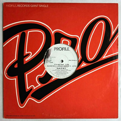1983 - RUN-D.M.C. - IT'S LIKE THAT / SUCKER M.C.'S - PROFILE RECORDS OG PROMO