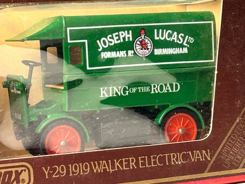 Matchbox Models of Yesteryear Y-29 1919 Walker Electric Van with Box - Picture 7 of 8