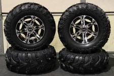 HONDA RINCON 25" USA ITP MUD LITE II ATV TIRE & VIPER M/B WHEEL KIT IRS1CA