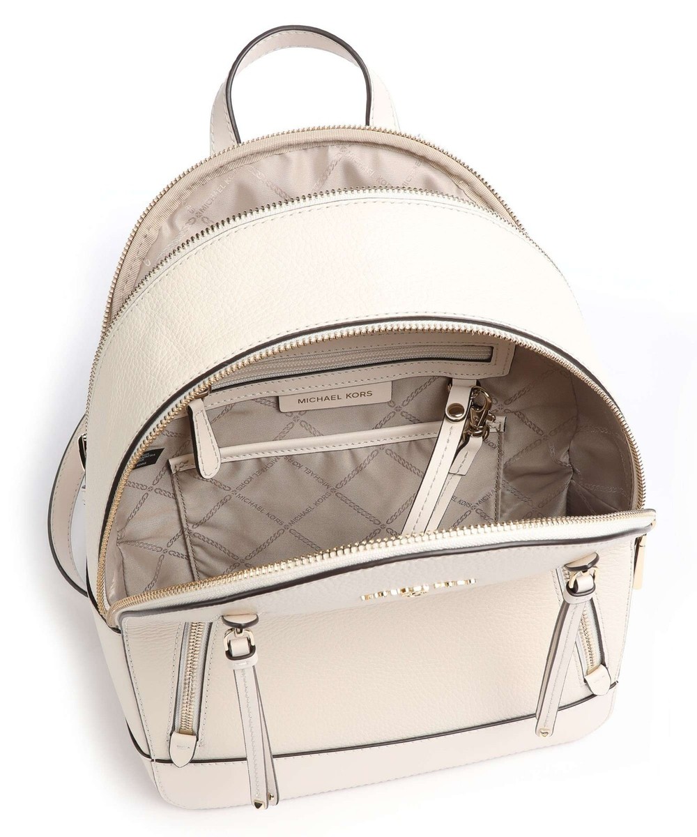 Michael Kors Brooklyn Backpack Light Cream display picture 2