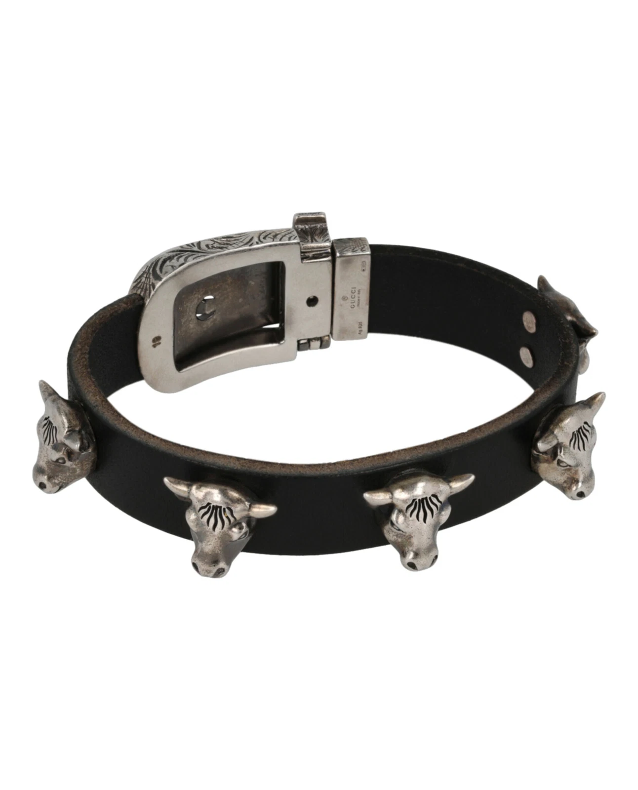 Bracelet Gucci unisexe adulte colère forêt tête de taureau