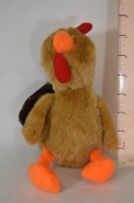 Russ Berrie Turkey Plush Drumstick Stuffed Animal Toy Thanksgiving Brown 10  T5