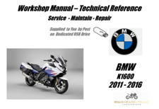 BMW K1600 K 1600 Service Repair Workshop Manual USB 2011 - 2016