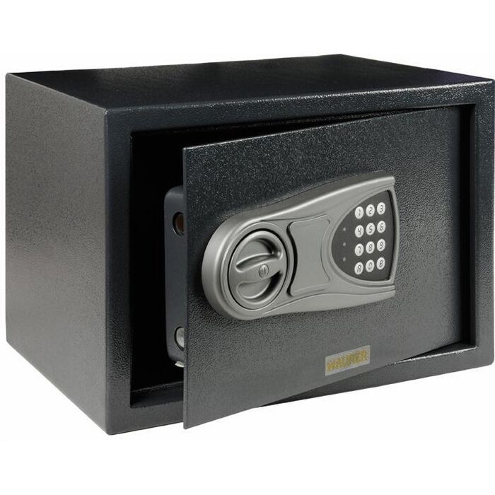 Cassaforte Elettronica Maurer 31x20x20: Acciaio e Serratura di Emergenza