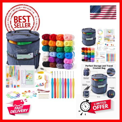 Crochet Kit for Beginners Adults Kids - Great Knitting Starter Kit for Colorf...