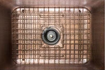 Sinkology Wright 28 Sinkology 28x17 kitchen sink grid antique brown main image 0