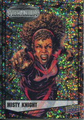 Marvel Vibranium Raw Parallel Base Card #64 Misty Knight