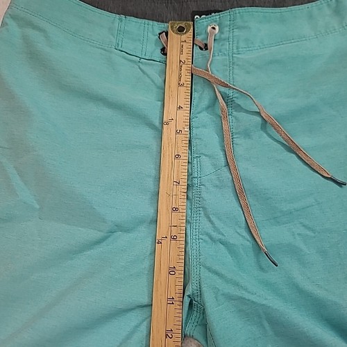 Hurley Board Shorts Mens 30 Teal Aqua Polyester Un Lined Swim Trunks Beach - 第 8/11 張圖片