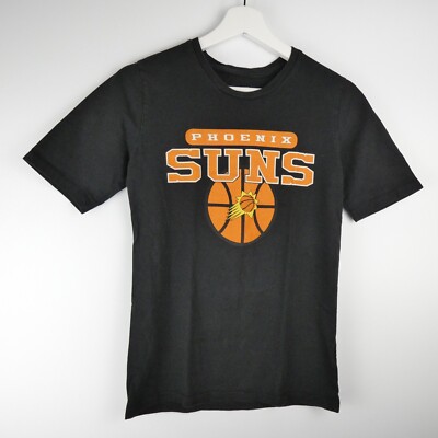 Phoenix Suns T Shirt Boys Large 14 16 Black Short Sleeve Team Athletics NBA Tee