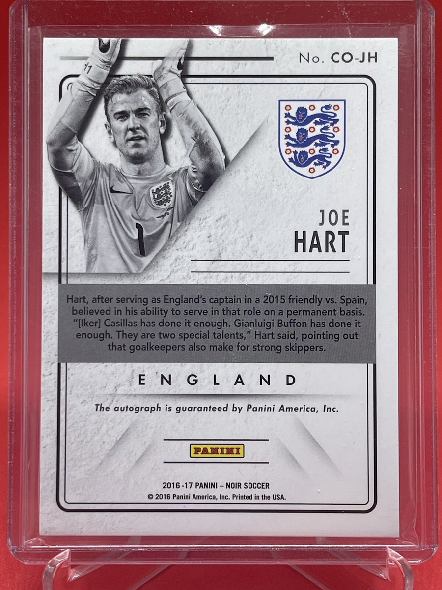 2016-17 Panini NOIR Soccer JOE HART On Card Auto /99 | eBay