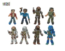 Predator Minimates Counter Dump Series 1 Complete Set of 8 Figures