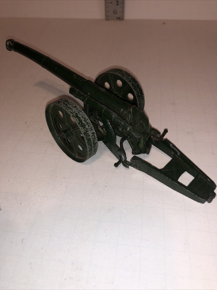 Britains Ltd – Canon 2ème Guerre Mondiale – Echelle 1/32 (60mm) – Plastique Peint – Occasion