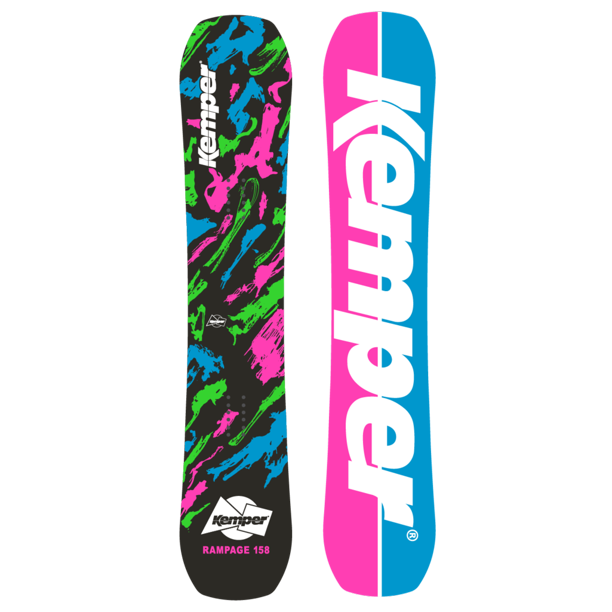 KEMPER SNOWBOARD 152, 155, 158, 161 CM MULTIPLE COLORS *DISTRESSED PKG