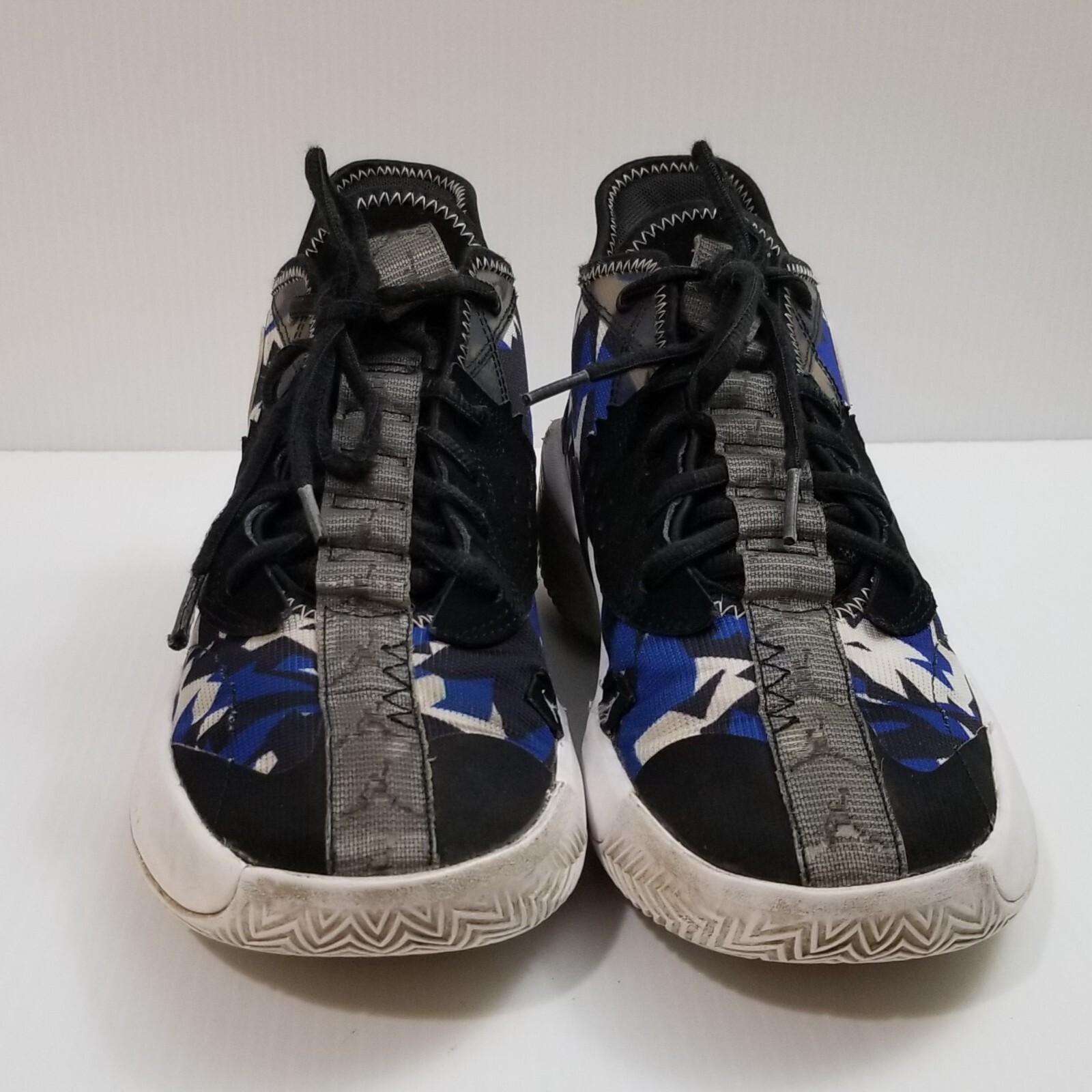 RARE Nike Air Jordan React Elevation Shoes CK6618-004 Size 8.5 Black/Racer Blue image 5