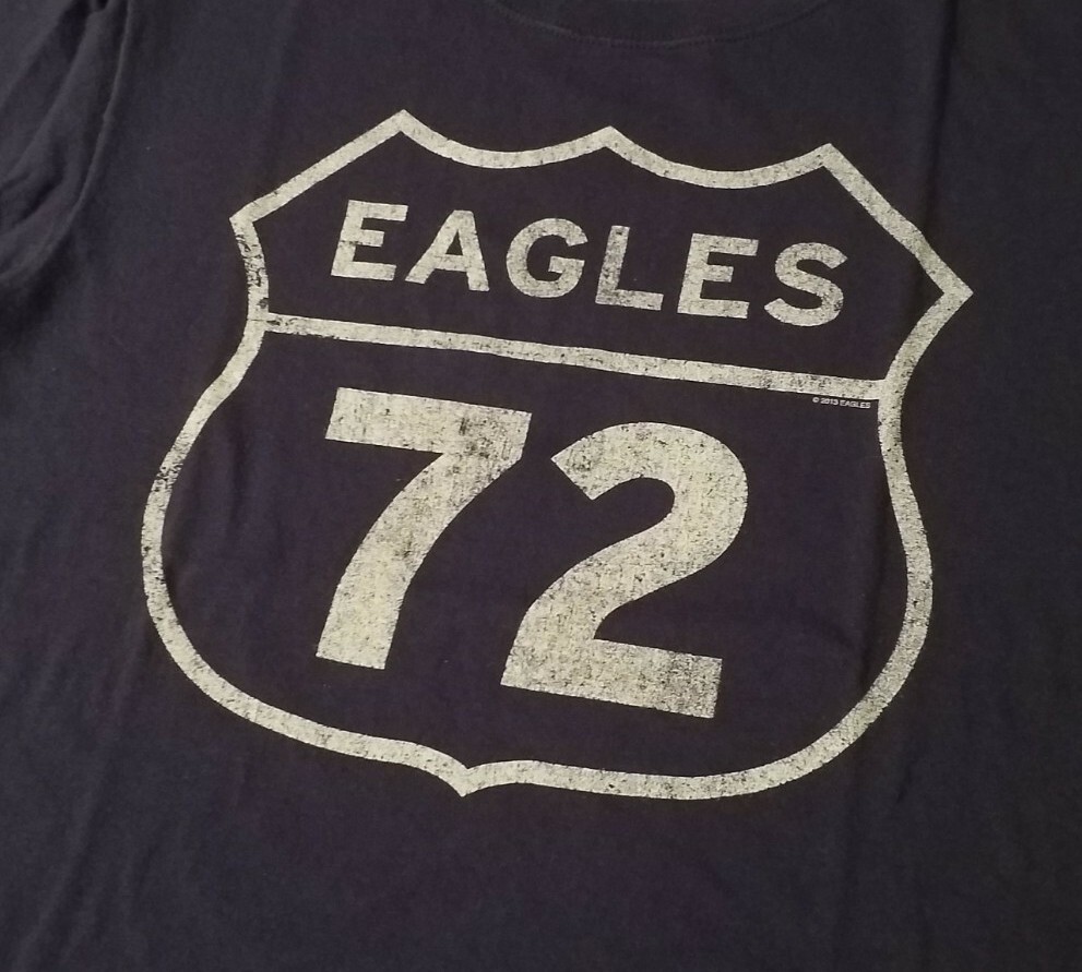 EAGLES バンドTシャツ anvilボディ XLサイズ Eagles Band T Shirt 2013 Highway 72 Sign Graphic Anvil Size M | eBay