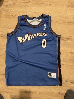 Original Champion Gilbert Arenas NBA Jersey Washington Wizards XL Agent Zero 