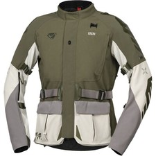 IXS Motorrad Herren Textiljacke XL - Venture-STX 1.0 - hellgrau-olivgrün