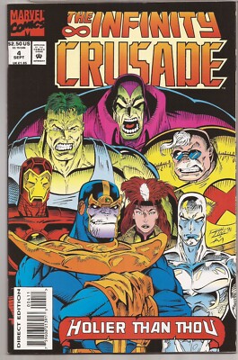 INFINITY CRUSADE #4   DIRECT EDITION   RON LIM COVER ART   MINI-SERIES - 1993