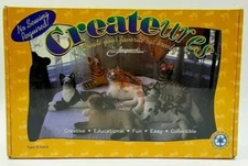 Cat Plush Paint A Cat Arts & Crafts Kit CREATEURES Craft Fabric Kids 8+ Adult