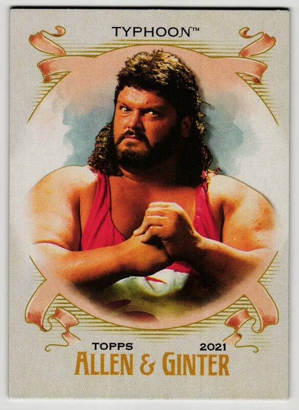 2021 Topps Heritage WWE Allen and Ginter #AG22 Typhoon